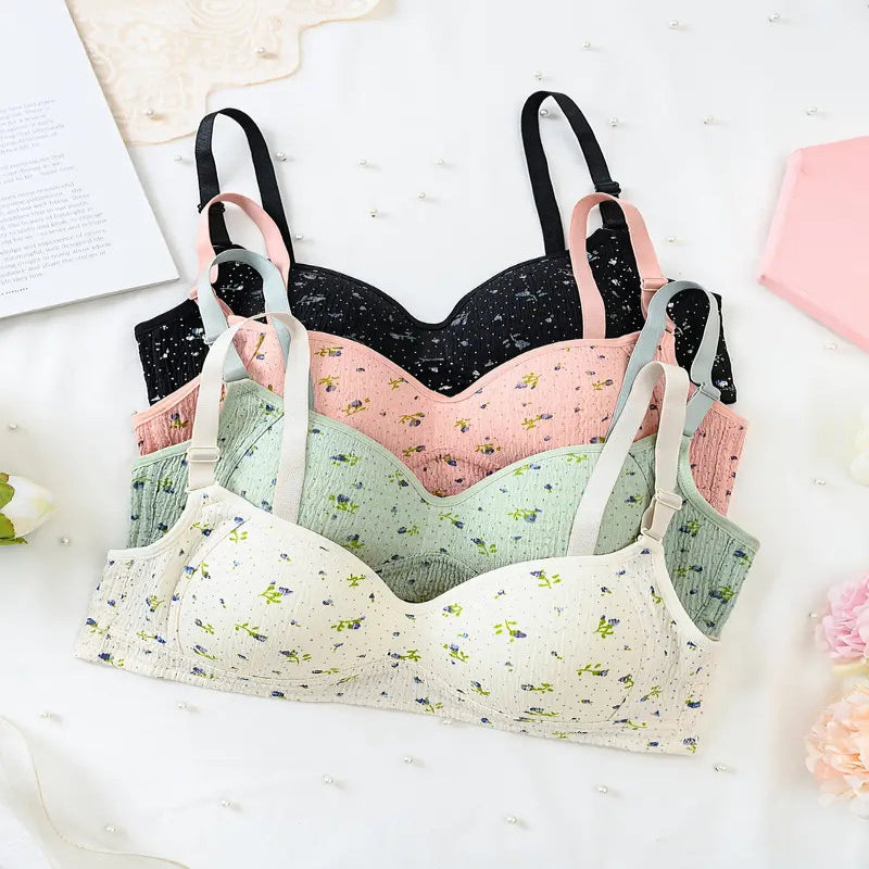 4pcs girl's bra