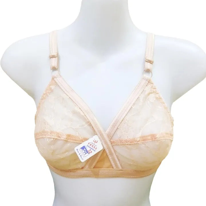 Transparent Net Bra